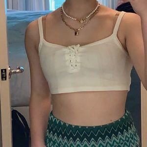 white urban tank top